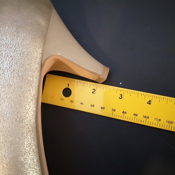 Alia Tiffany Ladies Open Toe Size 11M Tan Heeled Shoes - Picture 8 of 10